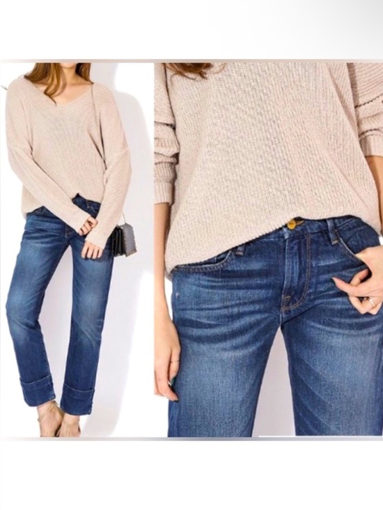 Frame Denim Denim - Frame Denim Le Grand Garçon Cuffed Cropped Straight-Leg Jeans